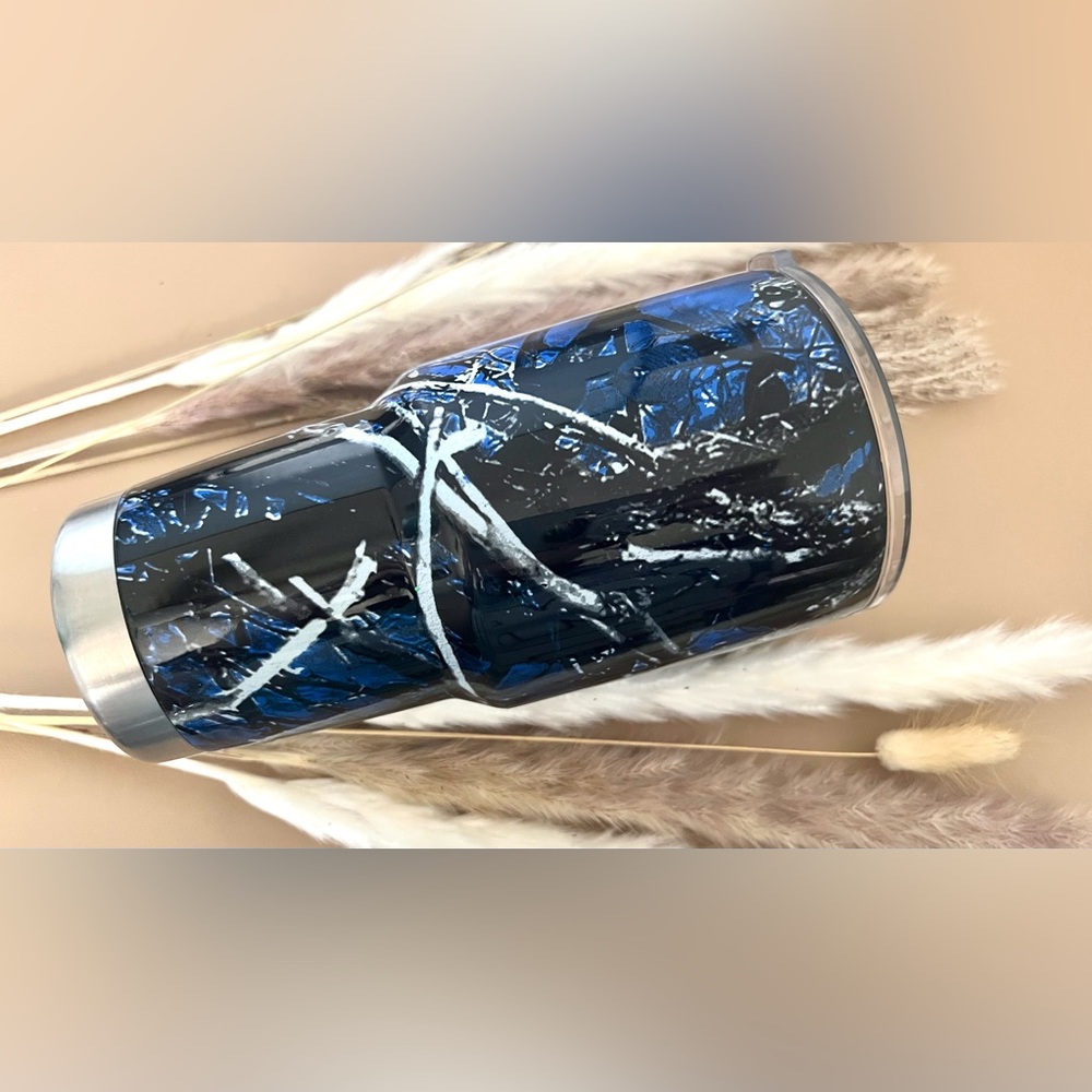 Custom Blue Camo Wrapped Yeti